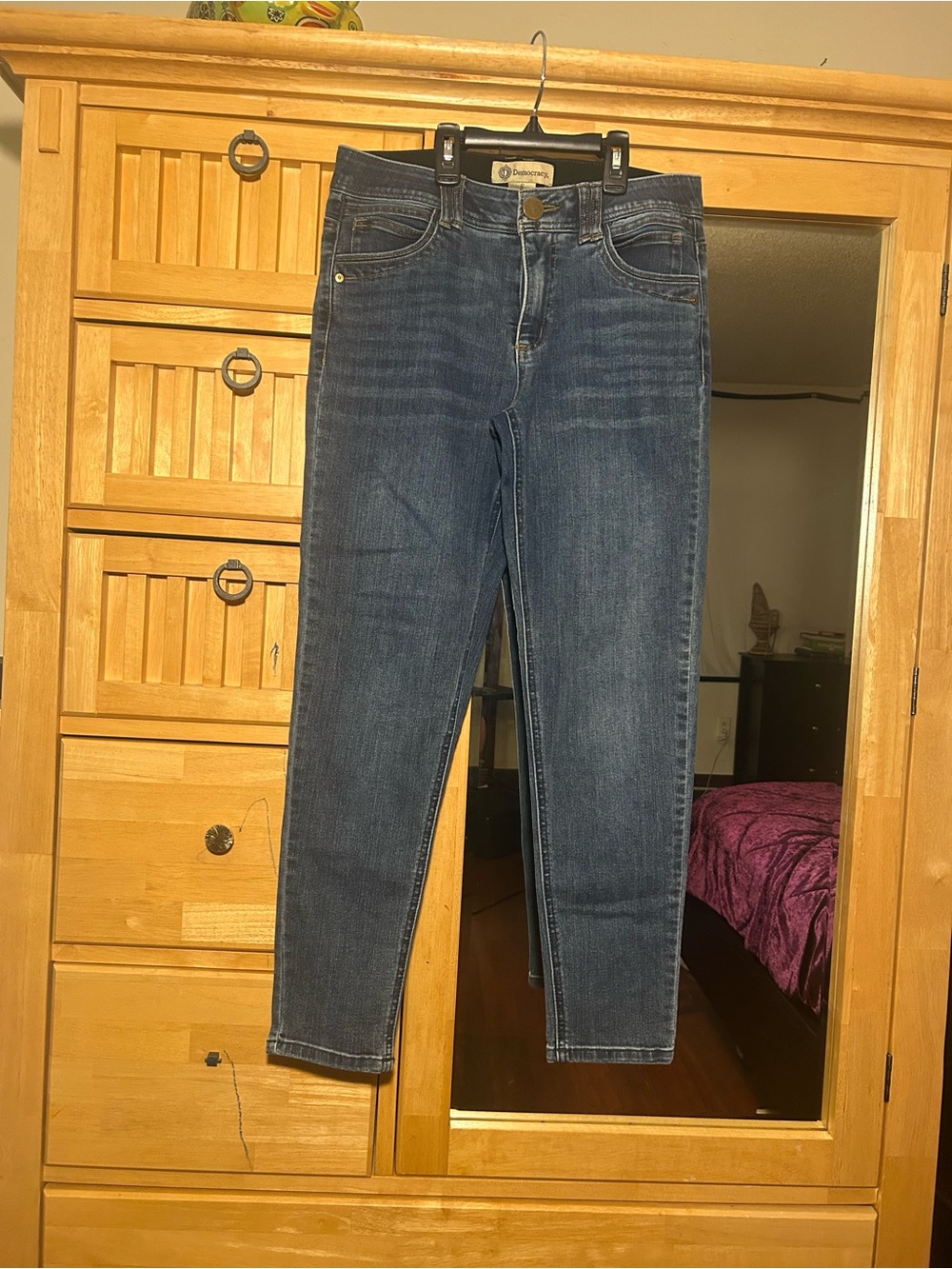 Democracy “Ab” solution Ankle-Skimming Skinny Jeans size 8